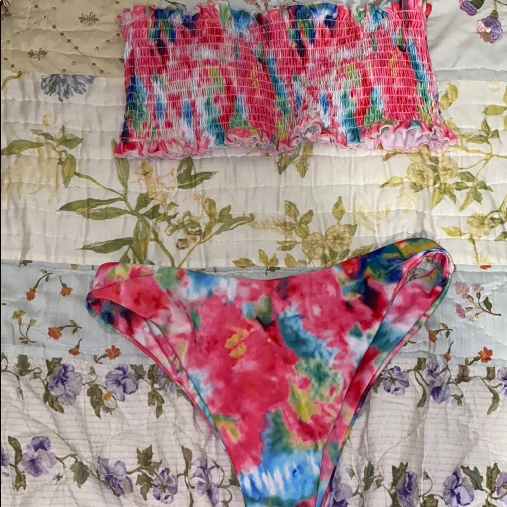 Bandeau Bathing Suit Set